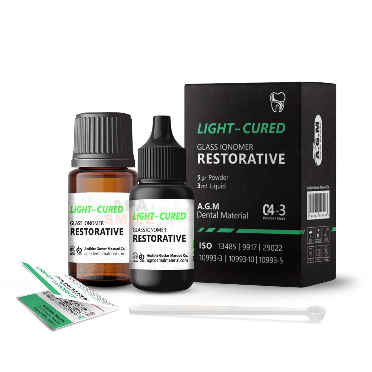گلاس آینومر ترمیمی لایت کیور - Glass Ionomer Restorative Light Cured