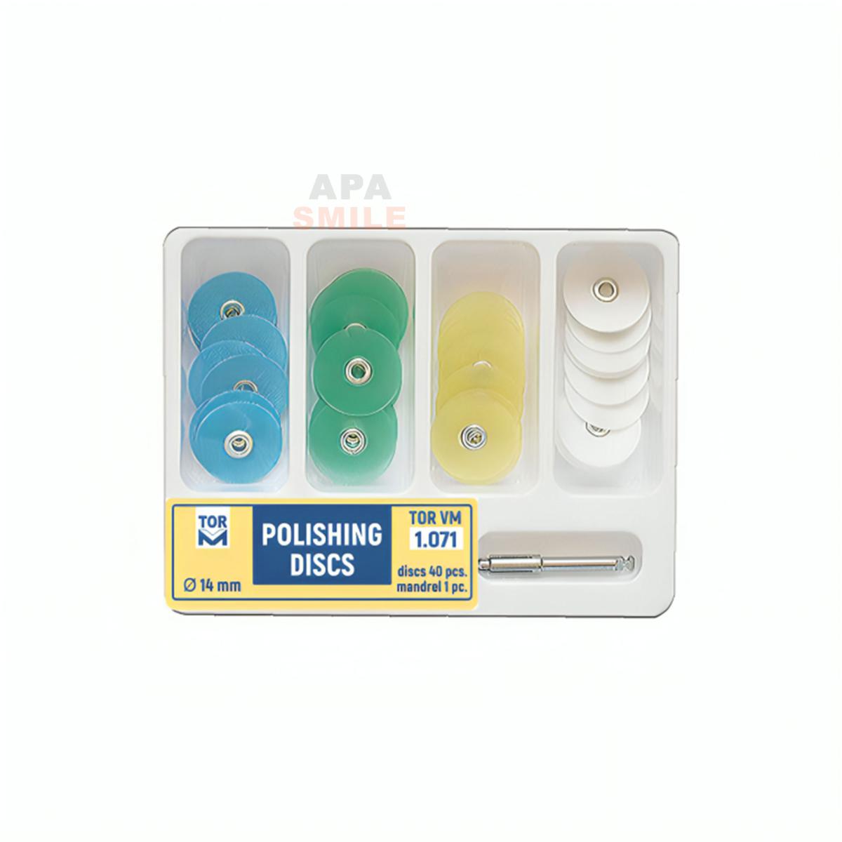 کیت دیسک پرداخت مرکز دار به همراه ماندرل - Polishing Disks