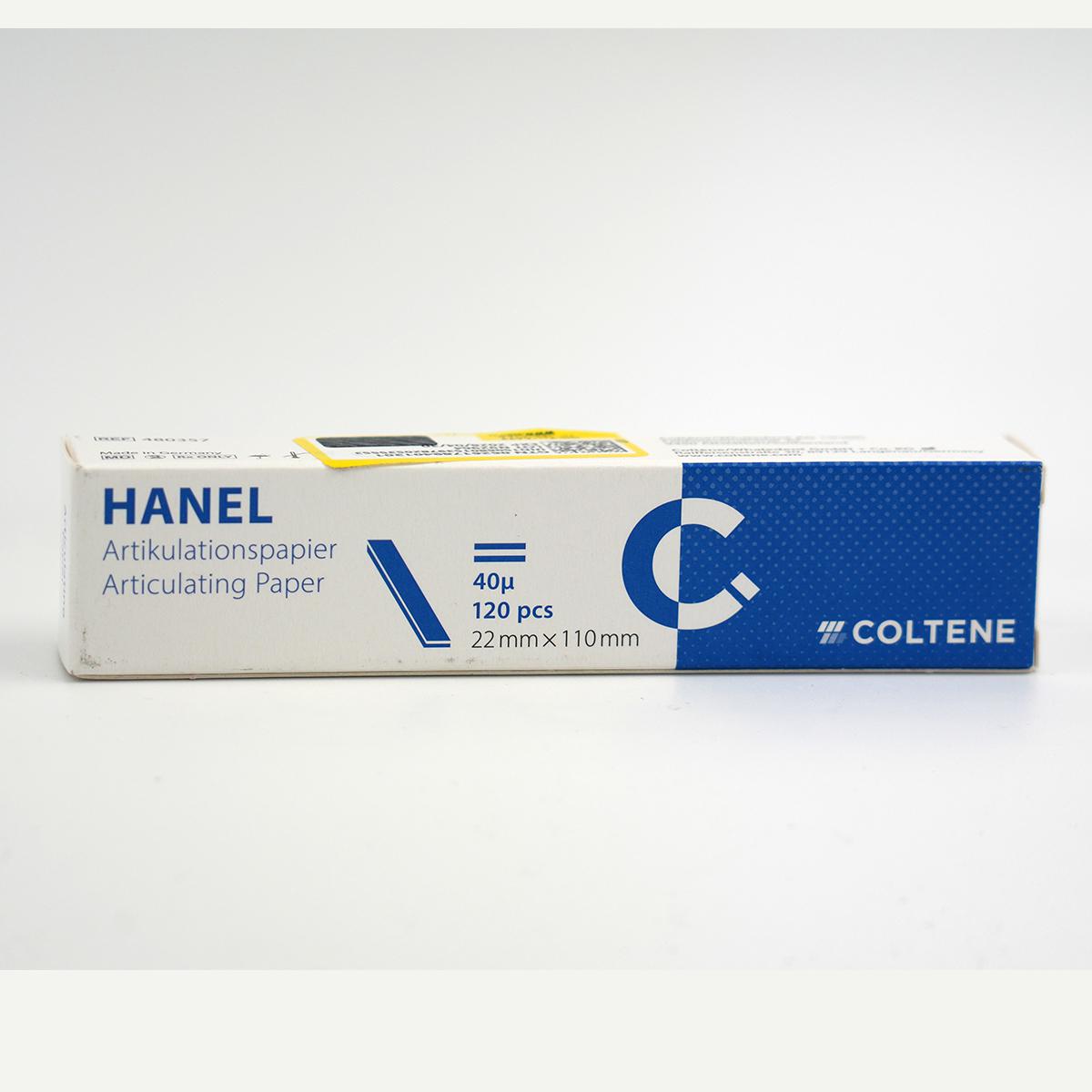 کاغذ آرتیکولاسیون هانل 40میکرونی صاف آبی  - HANEL Articulation paper 40micron straight blue