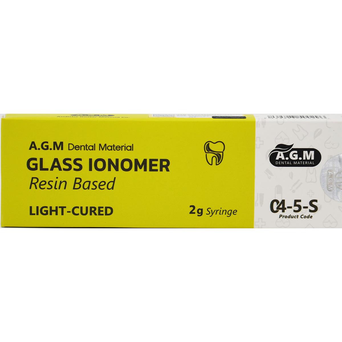 سمان گلاس آیونومر لایت کیور AGM - AGM Light Cure Glass Ionomer Cement