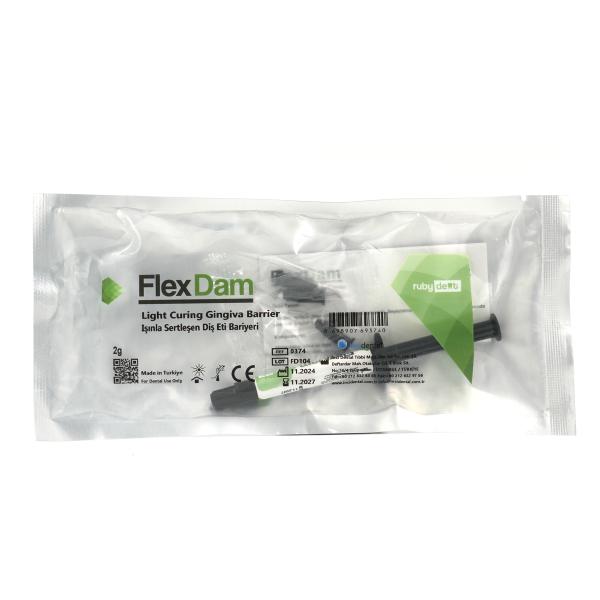 ژل محافظ لثه FlexDam سرنگ 2 گرمی